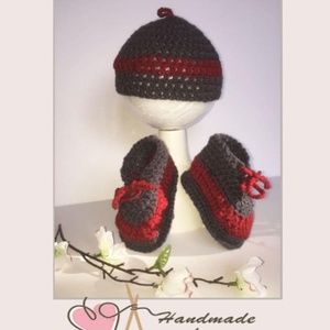 NWT Hand made in Europe - Artisan Baby set 6-9mo